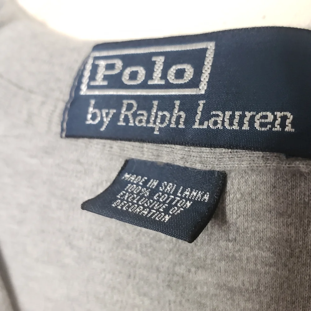 Polo Ralph Lauren Polo Shirt Gray and Navy Size Extra Large